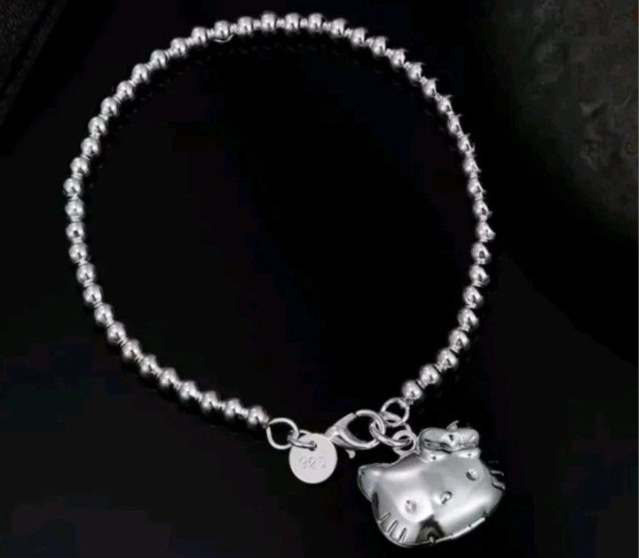 925 Stamped Hello Kitty Locket Bracelet. Matching Necklace AVAILABLE Sold Separately SHIPPING AVAILABLE