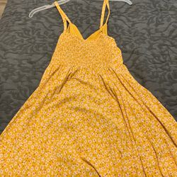 Small Yellow Floral Dress 
