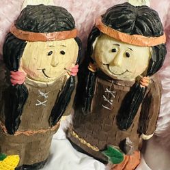 Eddie Walker Midwest of Cannon Falls Thanksgiving Native American Indian Couple 