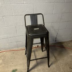 Stackable Metal Bar Stools