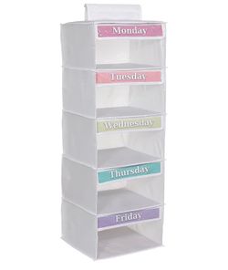Kids Weekly Clothes Organizer