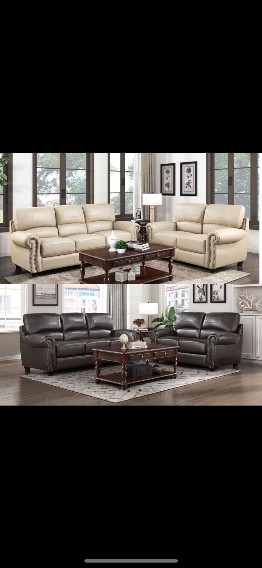 Leather couches for $1000 each