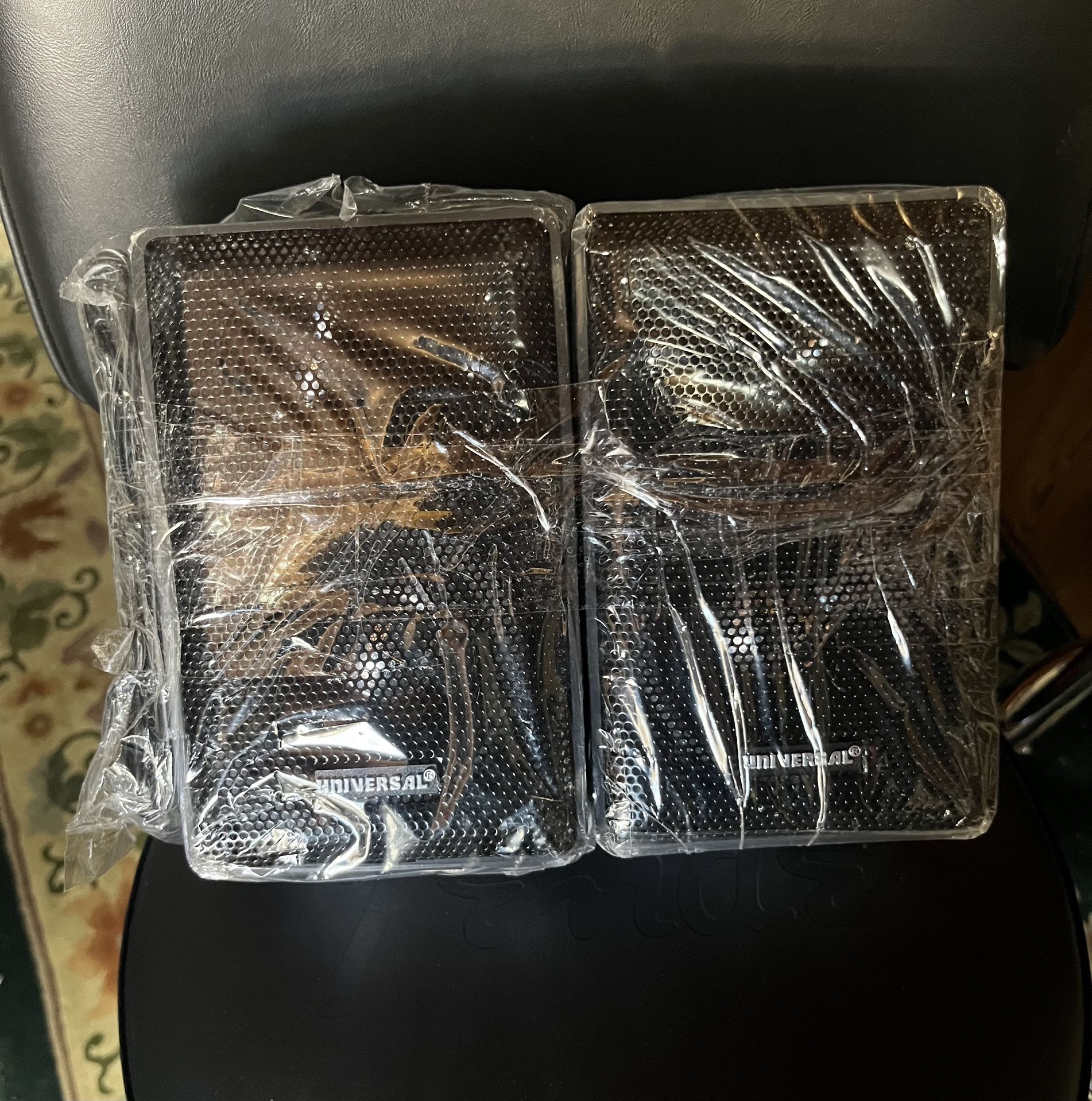 Universal Security Inst. SP-1717 Indoor/Outdoor 3 Way Stereo Speakers three Way 8ohms/4 ohms indoor outdoor Home marine auto speakers 