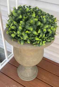 Two Planters (Beige) 22 Inches Tall 