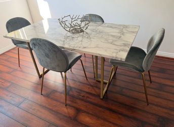 Dining table with chairs