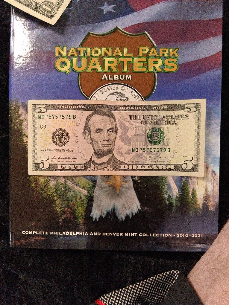 5 Dollar Bill Trinary Serial Number
