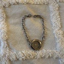 Silver Bracelet with Pendant Essential Oil Diffuser - ANNOINTERS JEWELRY ;)