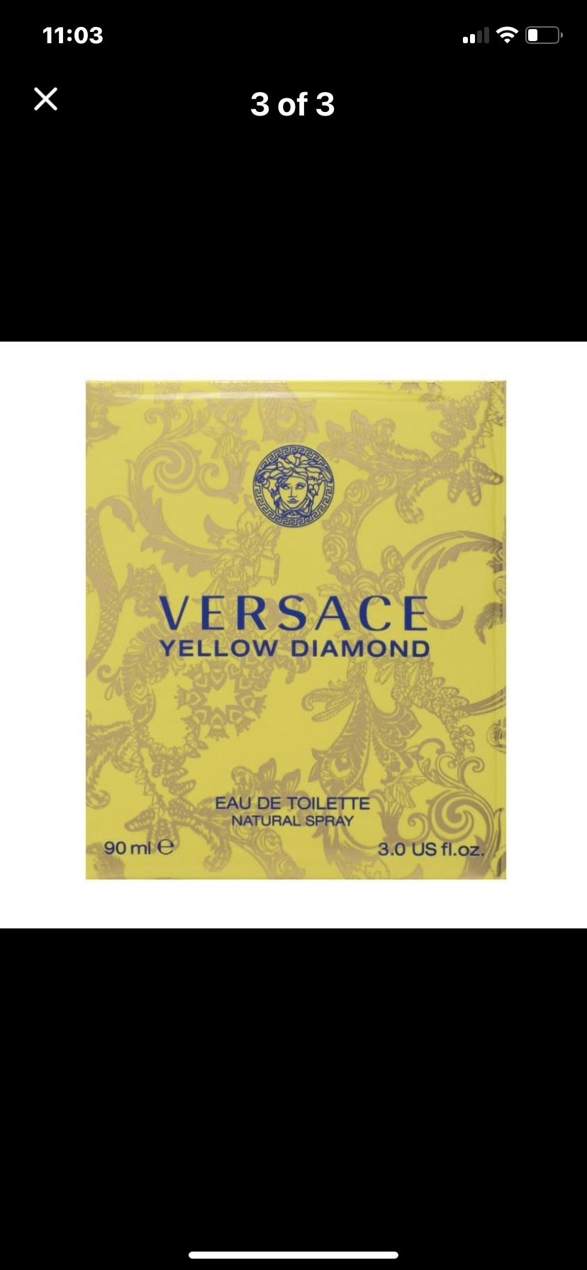 VERSACE YELLOW DIAMOND EAU DE TOILETTE NATURAL SPRAY 50 ml e 1.7 US fl.oz.