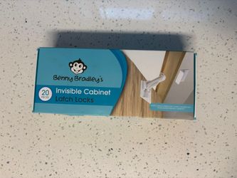 Benny Bradley’s Invisible Cabinet Latch Locks (20-Pack) – Unused