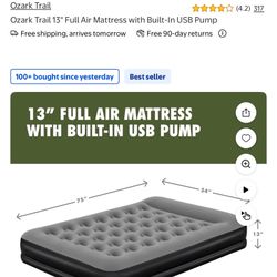 Full Air Mattresses, With Built In Pump