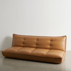 Greta Recycled Leather XL Sleeper Sofa