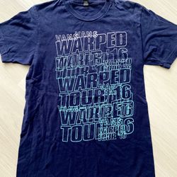 Vans Warped Tour 2016 T Shirt Size Medium Band Tee w/ Tour Dates