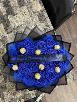 Satin Ribbon Rose Bouquets