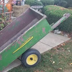 Metal Dump Lawn Cart