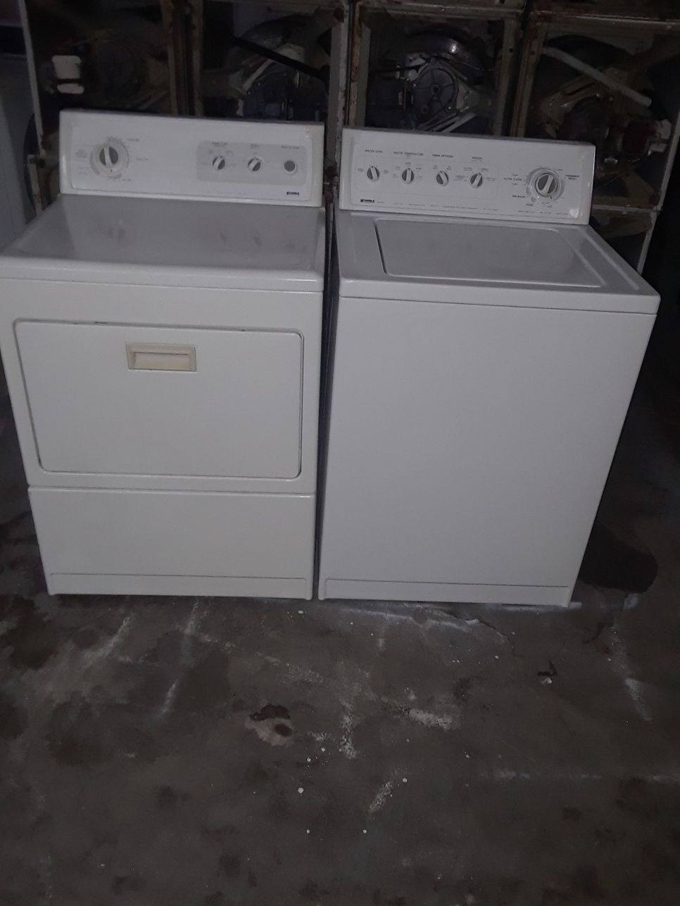 Washer and dryer electric Kenmore good condition 90 days warranty