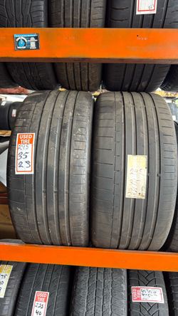295/35/23 tires used in good condition continental