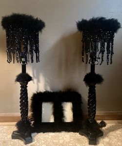 3pc Set !!!! 2 Lamps 1 Picture Frame