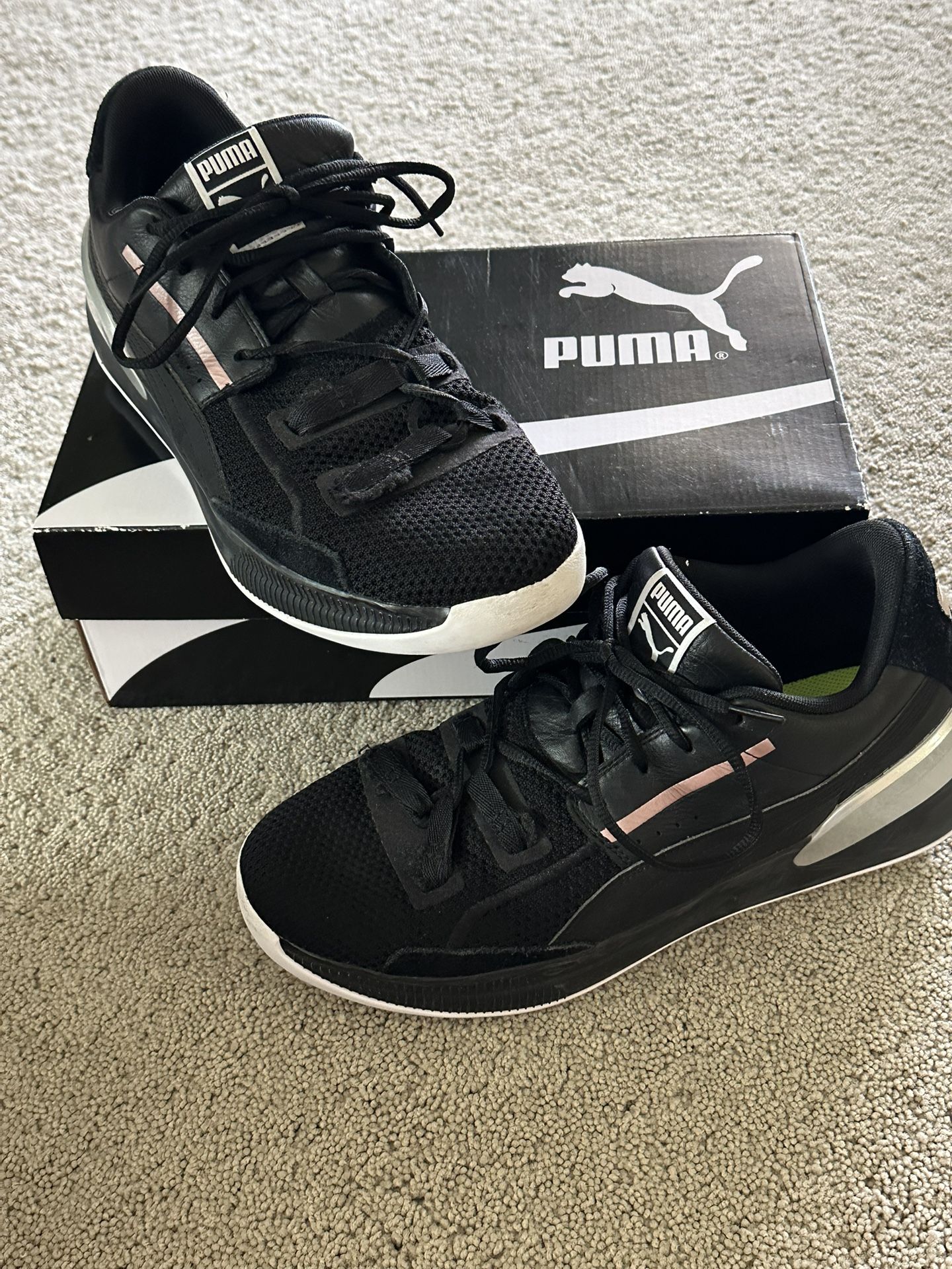 Puma Clyde Hardwood Metallic Basketball Shoes Size 11 1/2