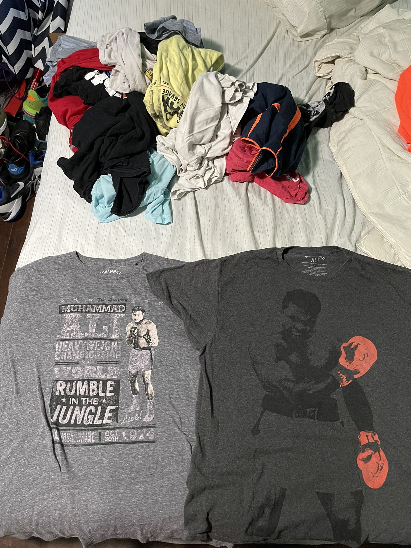 Muhammad Ali T Shirts Size XL