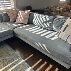 West Elm Couch & Ottoman