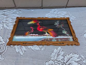 Mexican feather art