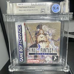Final Fantasy IV Advance - Game Boy Advanced - Factory Seal - WATA 9.4 A+ Grade