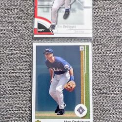 Lot of 4 Alex Rodriguez baseball cards