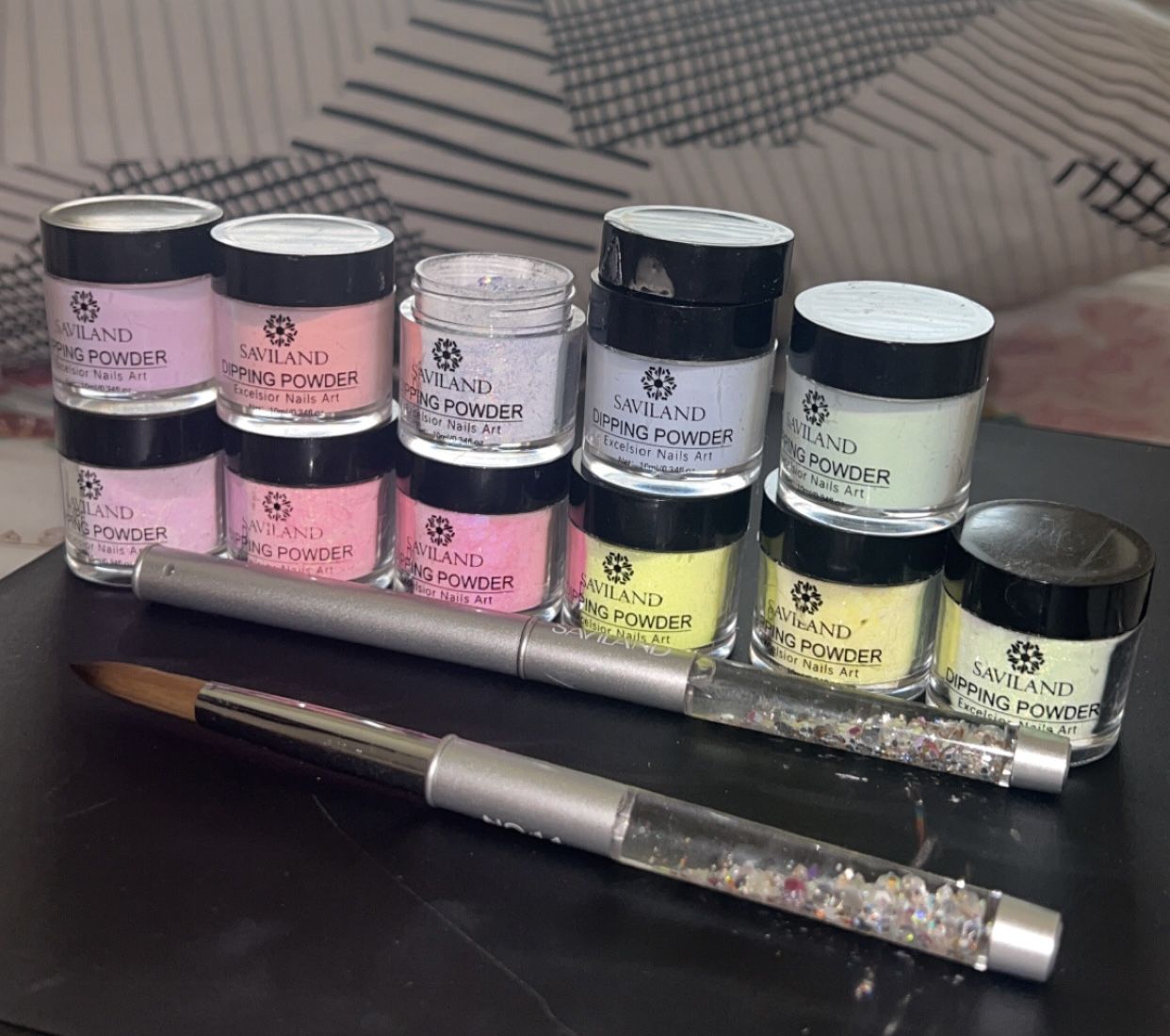 Saviland Dipping Powder Nail Art