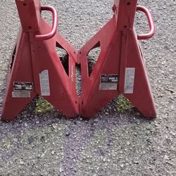 2 Used Snap-On 6 Ton Jack Stands