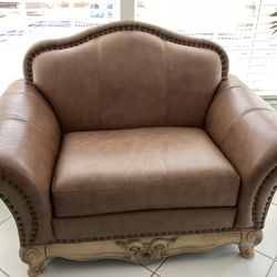 Over Sized Leather Chair