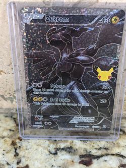 Pokemon Card Zekrom 25 Year Anniversary