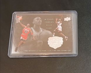 Michael Jordan card in a hard protective case. $70
