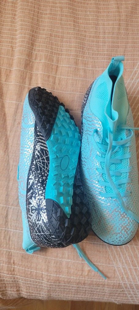 Turf Cleats Size 42 About A 9 In US