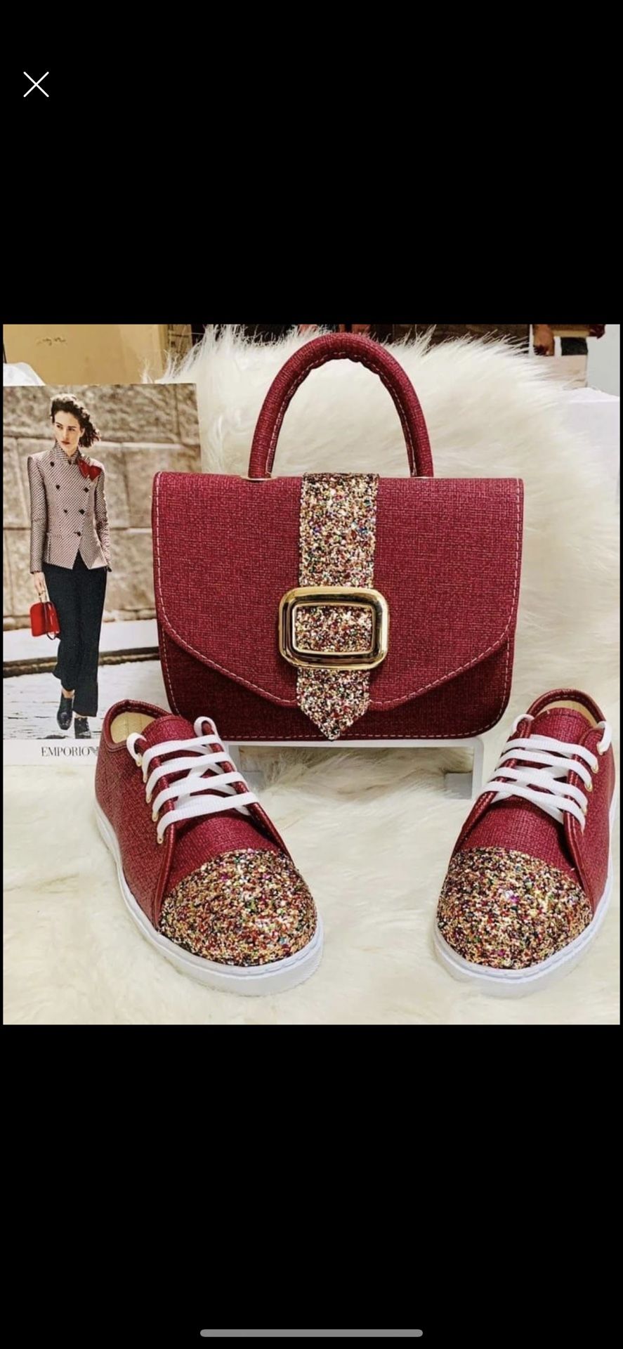 2 Set Matching Shoes 
