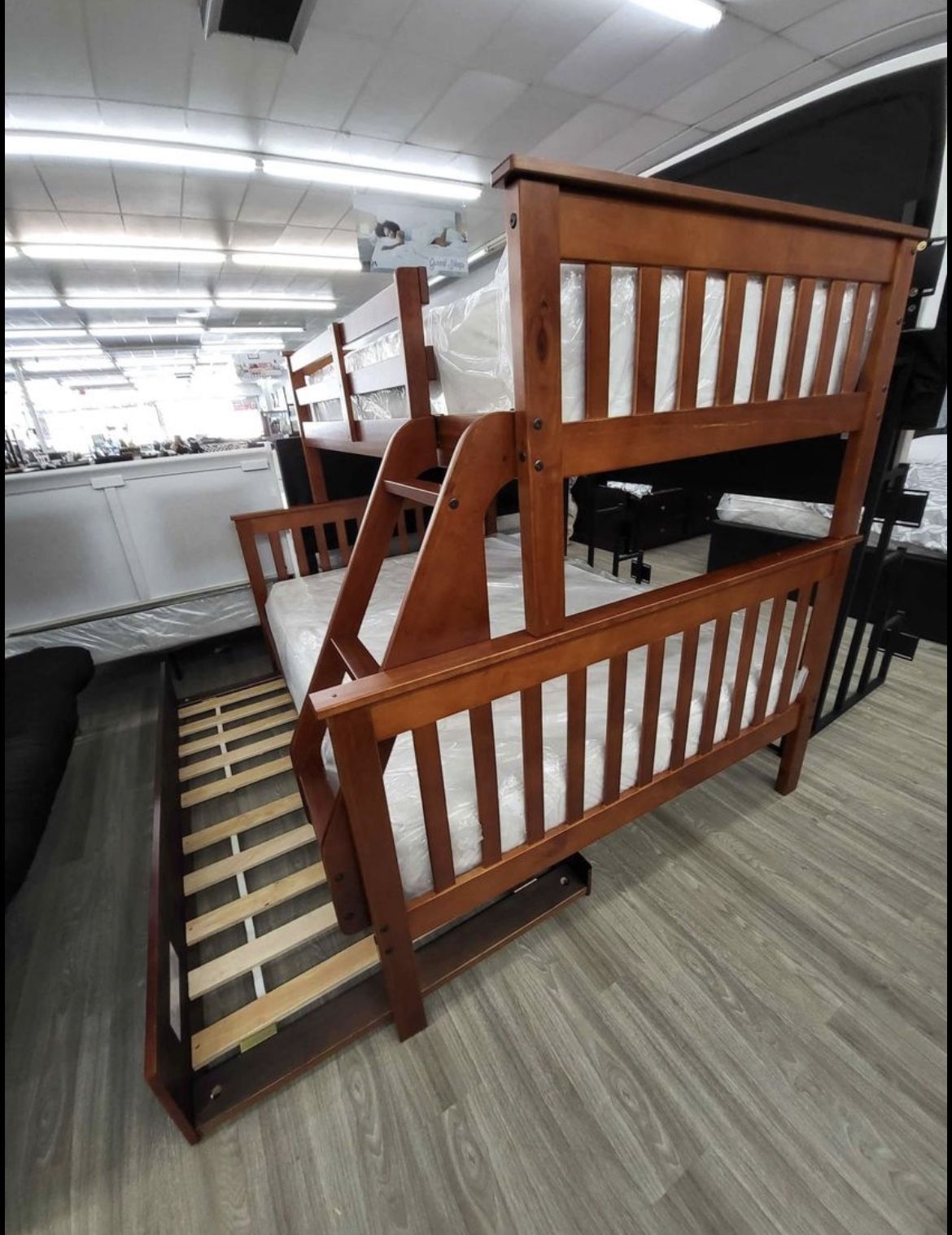 Twin Over Full Bunk Bed Take Home Now With $39 Down