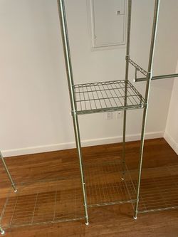 Tall Metal Wire Shelving Unit