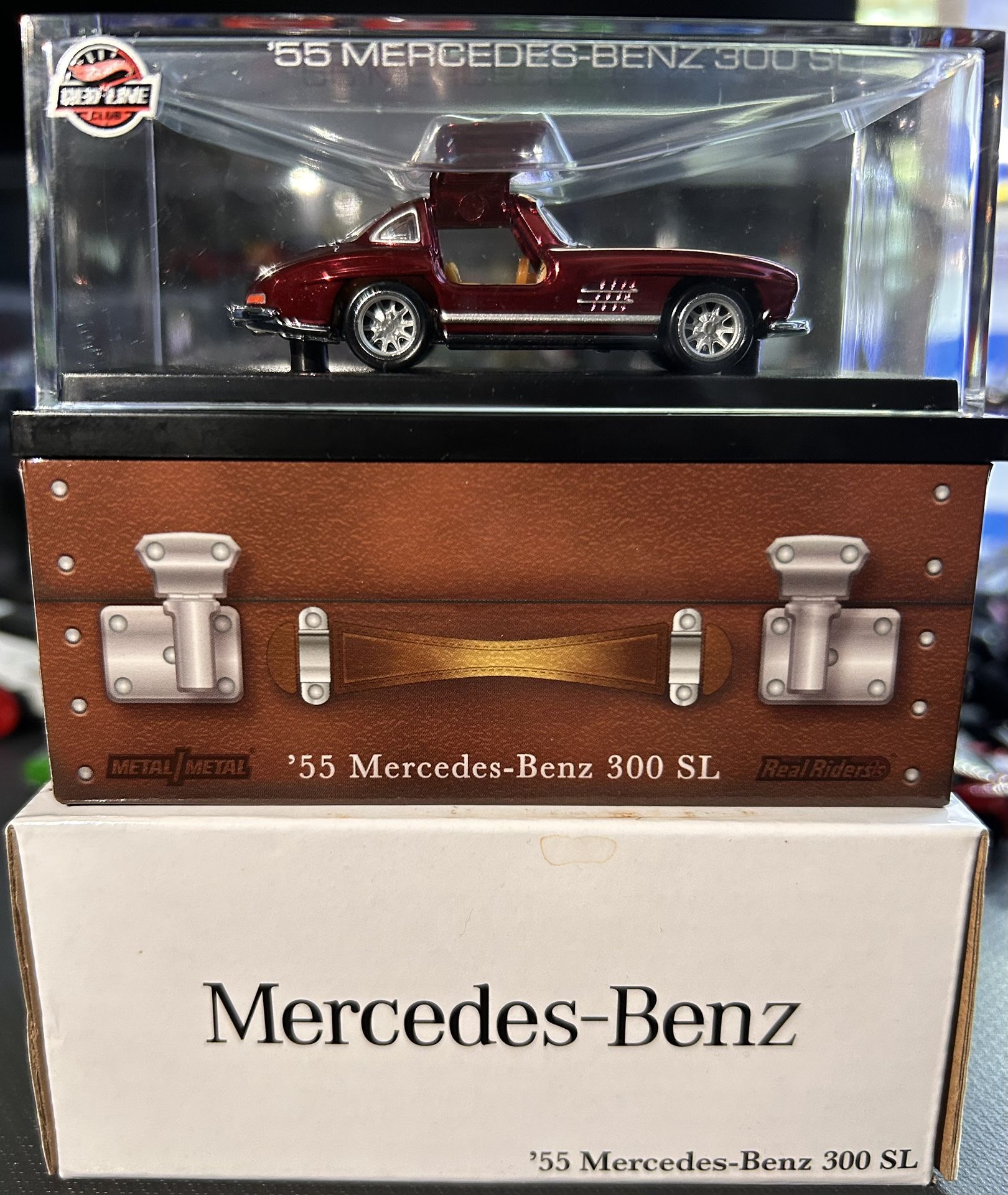 Hot Wheels RLC ‘55 Mercedes-Benz 300 SL Red