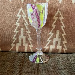 9” Hand blown Goblet 