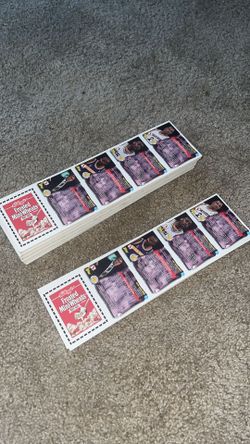 1996 Topps X Kelloggs 120+ Stack Of 5 Card Strips NM