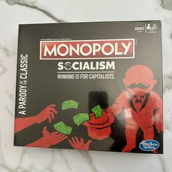 Sealed Limited Edition Monopoly Socialism Parody Board Game Collectible