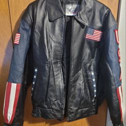 Leather USA jacket 