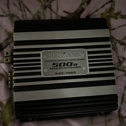 Old 4/3/2 Channel Amplifier Kenwood