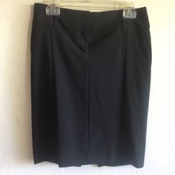 Express Design Studio Black Pencil Skirt With Leopard Lining. S