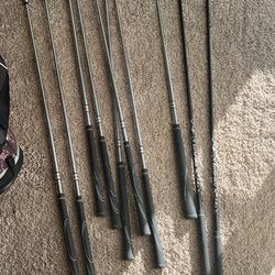 Assorted Golf Clubs 