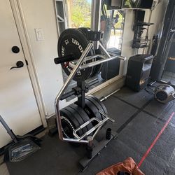 Bumper Plates 260lbs Like New ($300-OBO) - Plate storage $150- hex bar $150