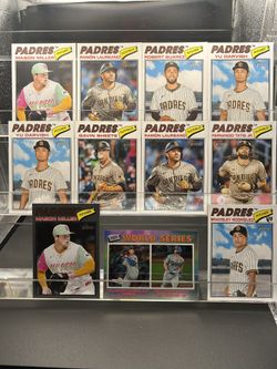 Topps Heritage 2026 Card Lot San Diego Padres Miller, Laureano, Suarez & World …