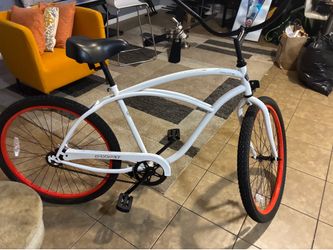 My White Beach Cruiser