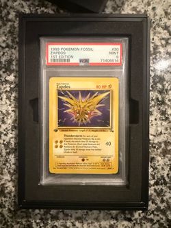 1999 Zapdos Fossil PSA 9