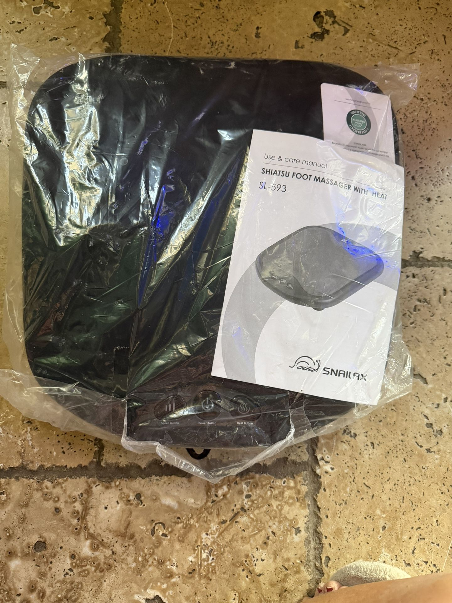 Snailax Shiatsu Foot Massager with Heat **BRAND NEW**