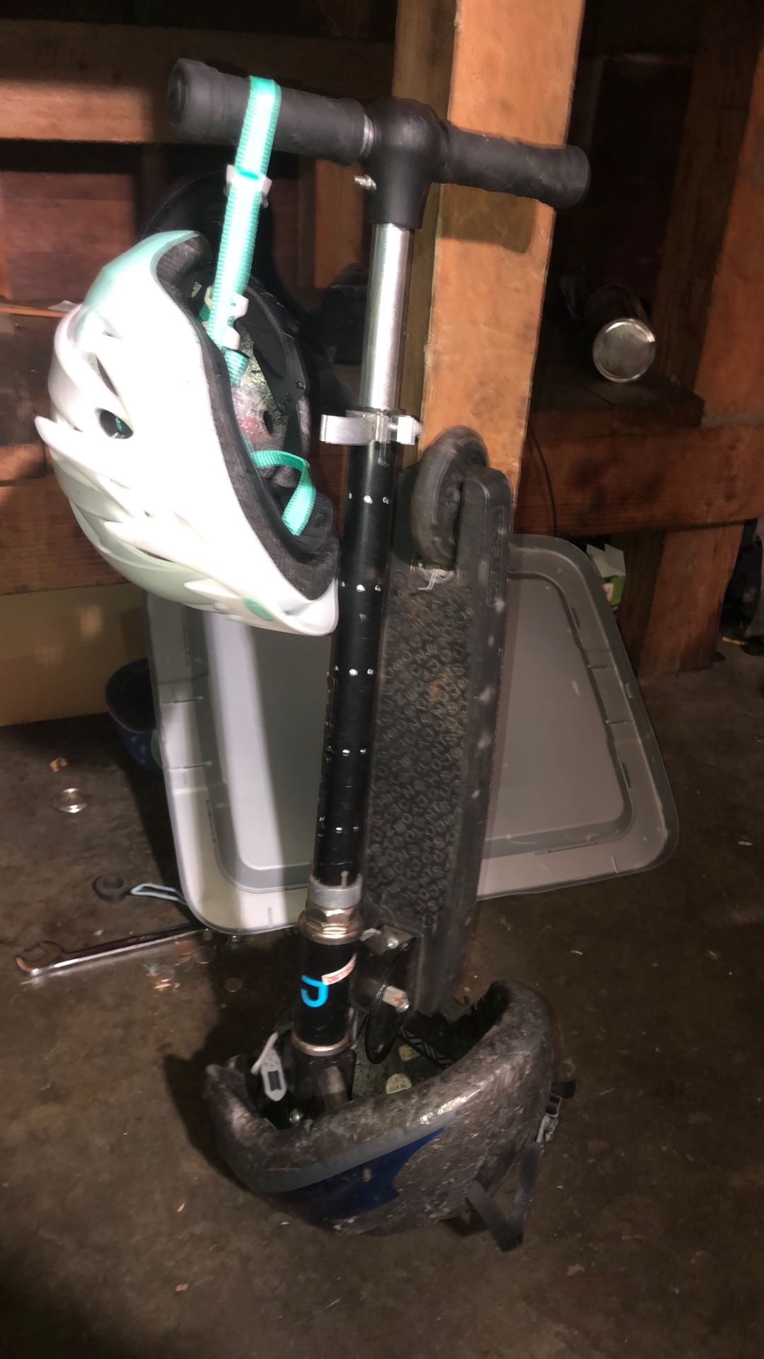 Kids Scooter And Helmet Combo